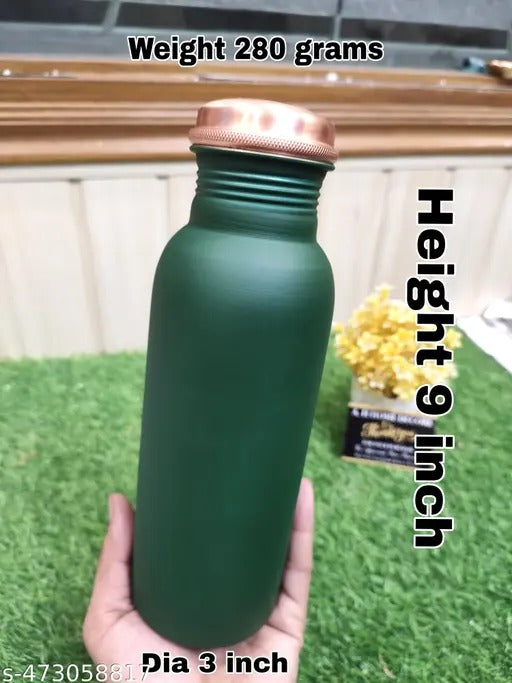 Vedicaa Pure Copper Green Matt Color