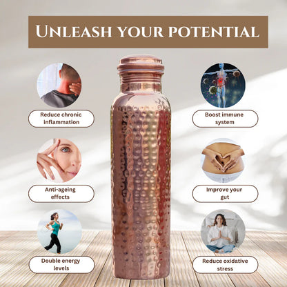 Vedicaa Ayurvedic Pure Copper Bottle