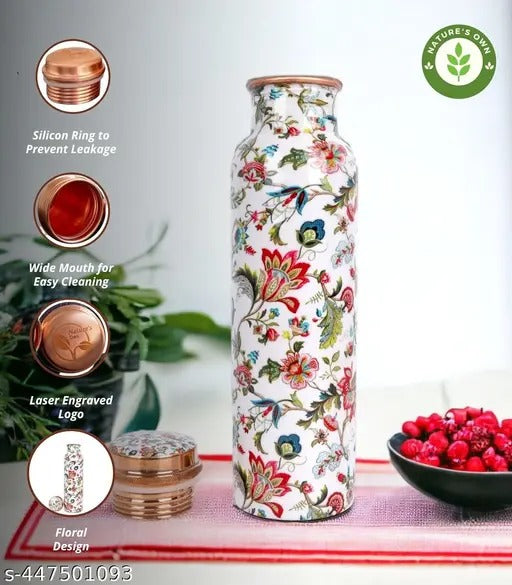 Vedicaa Pure Copper Flower Print