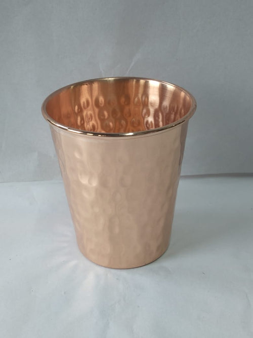 Handcrafted Hammered Copper Tumbler