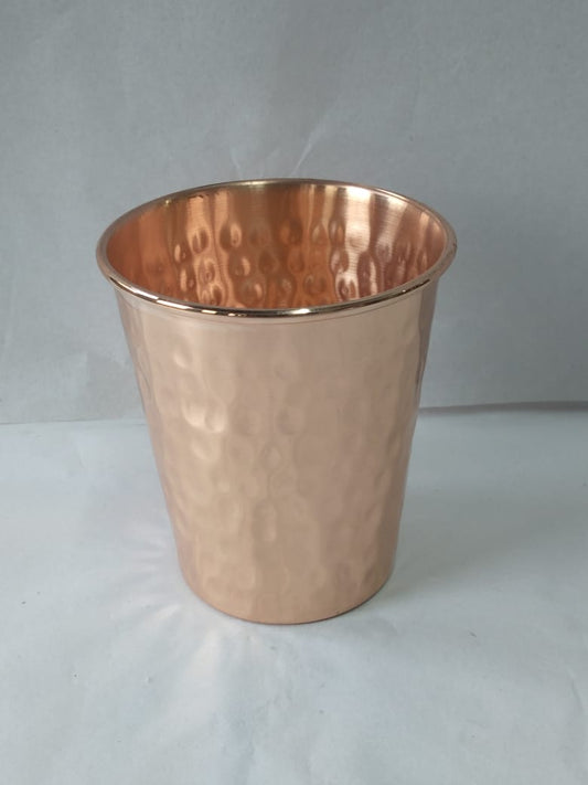 Handcrafted Hammered Copper Tumbler